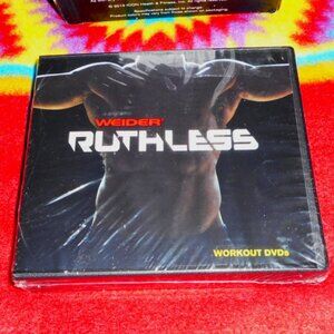 New! Sealed! Weider Ruthless Hardcore Total-Body Workout w/Steve Uria  *10-DVDs